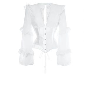 Duygu Ay Maison de Couture corset ruffled top